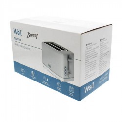 Τοστιέρα Bonny 700W Well TOAST-BONNY-WL