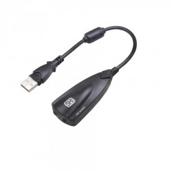 Εξωτερική κάρτα ήχου 7.1 USB  to Jack 3.5mm  (PC/MAC/Linux) 5Hv2