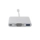 Adaptor USB-C Male σε VGA, USB3.0, USB-C Female Well ADAPT-USBC-VGA/USB3.0/PD-WL