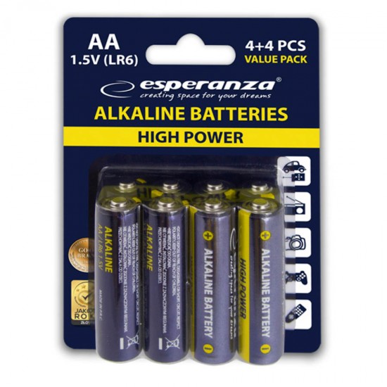 Μπαταρία LR6 AA 8τεμ Αλκαλική EZB103