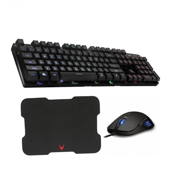 Varr Gaming Set 3in1 LED backlight Keyboard/RGB Mouse/Mousepad VSETKMP01 Varr Gaming Set 3in1 LED backlight Keyboard/RGB Mouse/Mousepad VSETKMP01