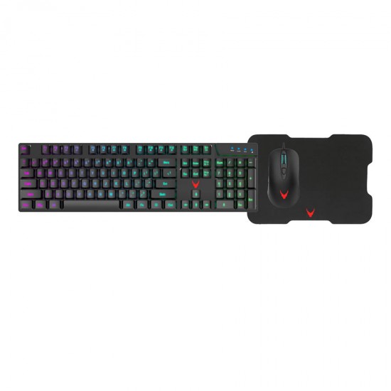 Varr Gaming Set 3in1 LED backlight Keyboard/RGB Mouse/Mousepad VSETKMP01 Varr Gaming Set 3in1 LED backlight Keyboard/RGB Mouse/Mousepad VSETKMP01