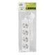 Πολύπριζα 4θ 16A 1M,3g1 λευκό LS-4W LIME