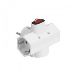 Αντάπτορας Σταυρός 3xΣούκο με Διακόπτη COM