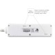 Πολύπριζα 3θ Με Διακόπτη 3M,3g1,5 λευκό LS-330W LIME