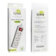 Πολύπριζα 3θ Με Διακόπτη 3M,3g1,5 λευκό LS-330W LIME