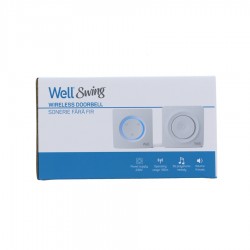 Κουδούνι ασύρματο πόρτας AC/DC 55 μελωδιών DOORBELL-SWING-WL