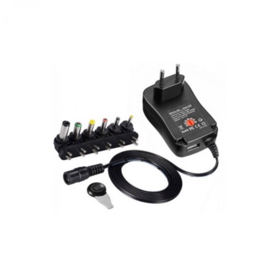 2100mA 3-12V Switching 30W + USB 5V Τροφοδοτικό AC/DC