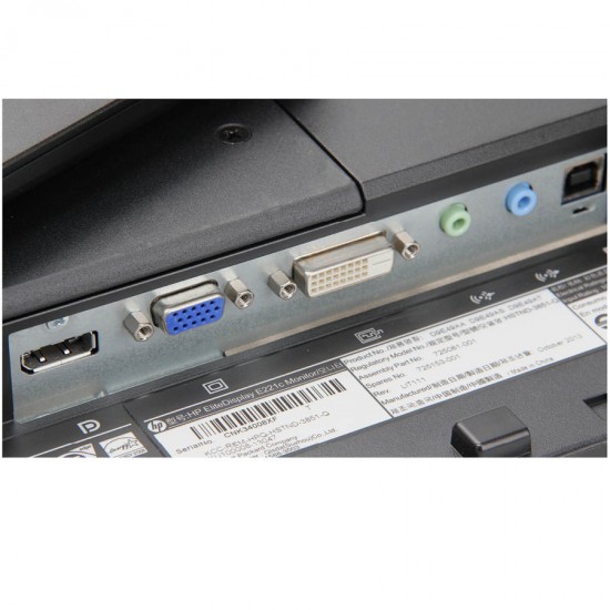 Used Monitor EliteDisplay E221c IPS LED/HP/22``FHD/w/Camera/1920x1080/Wide/Black/w/Speakers/D-SUB &
