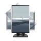 Used Monitor LA2405wg TFT/HP/24``FHD/1920x1200/Wide/Silver/Black/DP & D-SUB & DVI-D & USB HUB