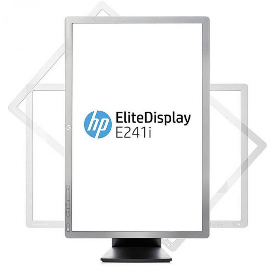 Used Monitor E241i IPS LED/HP/24``FHD/1920x1200/Wide/Silver/Black/D-SUB & DVI-D & DP & USB HUB