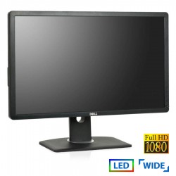 Used Monitor P2412Hx LED/Dell/24``FHD/1920x1080/Wide/Black/D-SUB & DVI-D & USB HUB