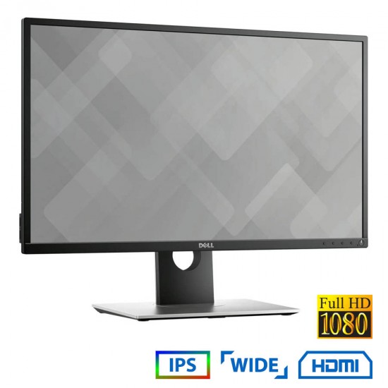 Used Monitor P2417H IPS LED/Dell/24``FHD/1920x1080/Wide/Silver/Black/D-SUB & DP & HDMI & USB HUB