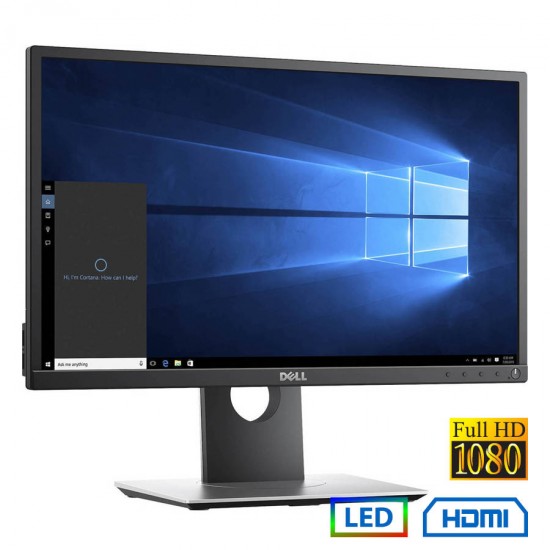 Used Monitor P2217H LED/Dell/22``FHD/1920x1080/Wide/Black/D-SUB & DP & HDMI & USB HUB
