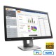 Used Monitor E232 IPS LED/HP/23``FHD/1920x1080/Wide/Black/D-SUB & DP & HDMI & USB HUB