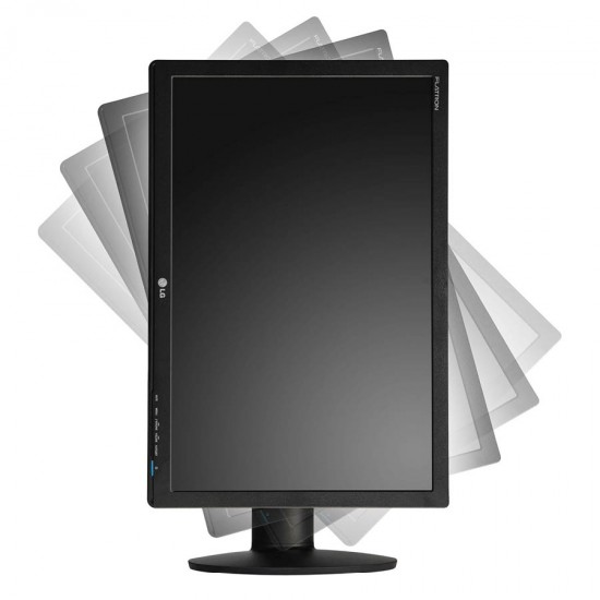Used Monitor W2442PE LED/LG/24``FHD/1920x1080/Wide/Black/w/Speakers/D-SUB & DVI-D & HDMI