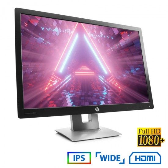 Used Monitor E242 IPS LED/HP/24``FHD/1920x1200/Wide/Silver/Black/D-SUB & DP & HDMI & USB HUB