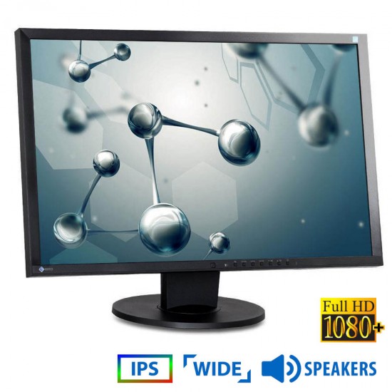 Used Monitor FlexScan EV2436W IPS LED/Eizo/24``FHD/1920x1200/Wide/Black/w/Speakers/D-SUB & DVI-D & D