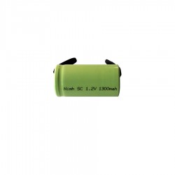 Μπαταρία Ni-CD 1.2V 1300mAh Επαναφορτιζόμενη με λαμάκι