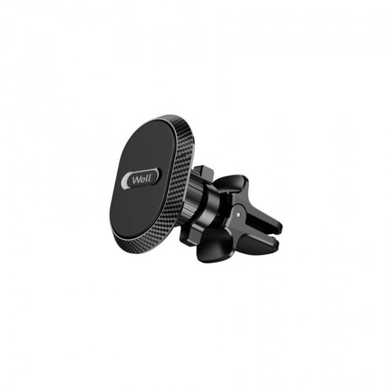 Μαγνητική Βάση Στήριξης Αυτοκινήτου για Smartphone Well MOUNT-CAR-AVM06-WL