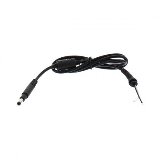 Καλώδιο τροφοδοσίας Well 4.8x1.7 PIN για Laptop HP 1.2m (μαύρο βύσμα) CABLE-DC-HP-4.8X1.7/TN