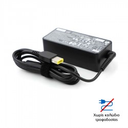 Used Original Lenovo Power Adapter 65W 20V/3.25A Square TIP Bulk (χωρίς καλώδιο τροφοδοσίας)