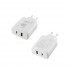 Universal Type-C GAN PD 3.0 Dual Super Fast Travel Wall Charger 75W 4.0A PD 54W & USB QC 3.0 21W Lim
