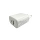 Universal Dual USB 3.0/Type C FastTravel Wall Charger QC3.0 5VDC/3A (20W) Λευκό Well PSUP-USB-WPQ200