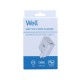 Universal USB-C FastTravel Wall Charger 65W Λευκό Well PSUP-USB-WPD6501WE-WL