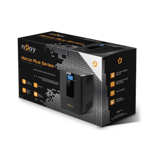 UPS 600VA Horus Plus LINE INTERACTIVE w/Display PWUP-LI060H1-AZ01B