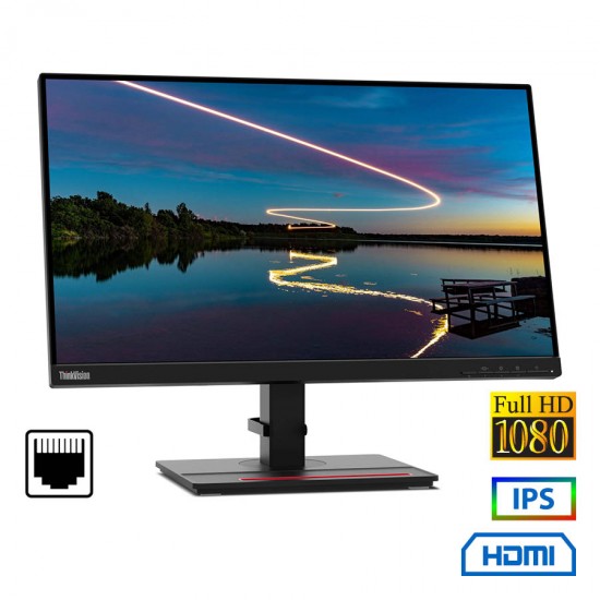 Used Monitor ThinkVision T24m-20 IPS LED/Lenovo/24``FHD/1920x1200/Wide/Black/DP & HDMI & LAN & USB 3