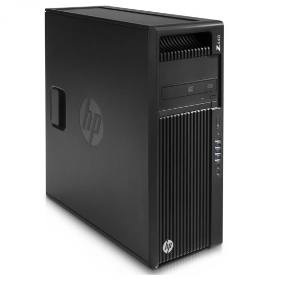 HP Z440 Tower Xeon E5-1620v3(4-Cores)/8GB DDR4/256GB SSD/Nvidia 2GB/DVD/10P Grade A+ Workstation Ref