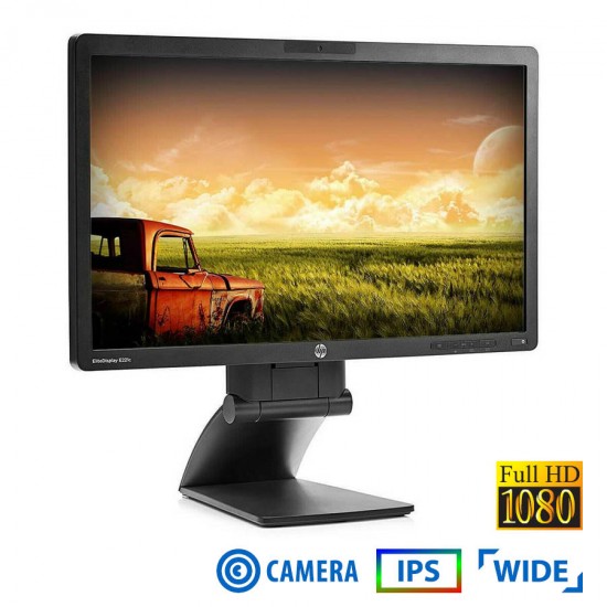 Used (A-) Monitor EliteDisplay E221c IPS LED/HP/22``FHD/w/Camera/1920x1080/Wide/Black/w/Speakers/Gra