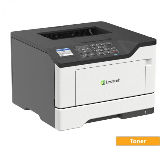 Used Laser Printer Lexmark MS521dn Mono Δικτυακός ( με Low Toner/Drum )