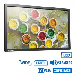 Used Monitor T2254p LED/Lenovo /22``/1680x1050/Wide/Black/No Stand/w/Speakers/D-SUB & DP & HDMI