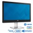 Used Monitor UZ2315Hx LED/Dell/23``FHD/w/Camera/1920x1080/Wide/Silver/Black/w/Speakers/D-SUB & DP &