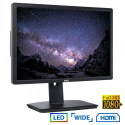 Used Monitor U2413 LED/Dell/24``FHD/1920x1200/Wide/Silver/Black/D-SUB & DVI-D & DP & HDMI & USB HUB