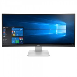 Used Monitor UltraSharp U3415WB Curved/Dell/34”UW-QHD/3440x1440/Black/w/Speakers/DP & Mini DP & HDMI