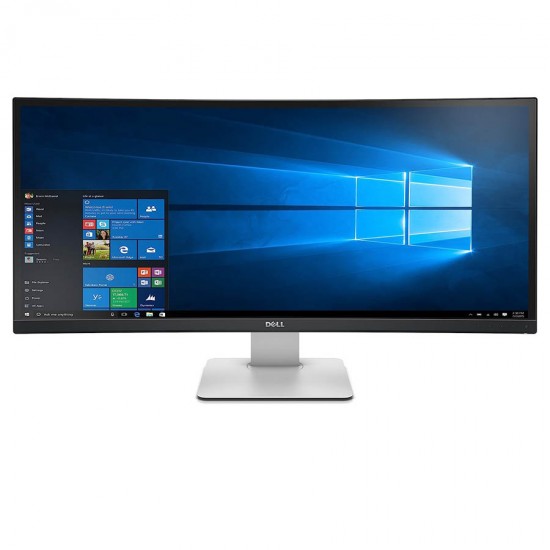 Used Monitor UltraSharp U3415WB Curved/Dell/34”UW-QHD/3440x1440/Black/w/Speakers/DP & Mini DP & HDMI