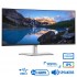 Used Monitor UltraSharp U3821DW Curved/Dell/38”UW-QHD/3840x1600/Silver/Black/w/Speakers/DP & 2xHDMI