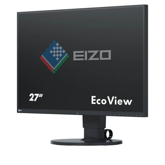 Used (A-) Monitor FlexScan EV2750 Q-LED/Eizo/27``QHD/2560x1440/Wide/Black/w/Speakers/Grade A-/DVI-D