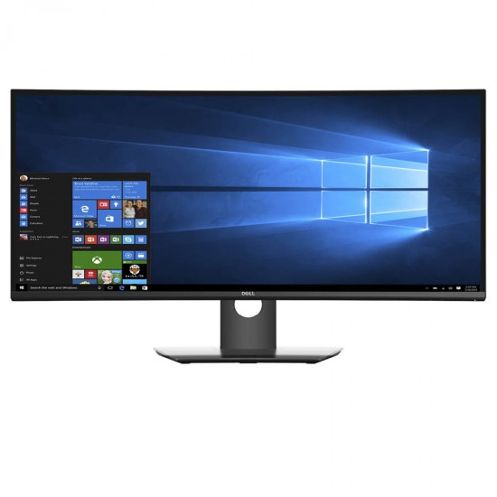 Used (A-) Monitor UltraSharp U3417W Curved/Dell/34``UW-QHD/3440x1440/Black/w/Speakers/Grade A-/DP &