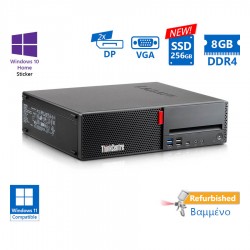 Lenovo M720s SFF i5-9400/8GB DDR4/256GB SSD New/No ODD/10H Grade A+ Refurbished PC