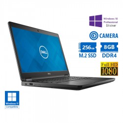 Dell (A-) Latitude 5490 i5-8250U/14``FHD/8GB DDR4/256GB M.2 SSD/No ODD/Camera/10P Grade A- Refurbish
