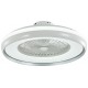 V-TAC Ανεμιστήρας οροφής LED 45W 3 σε 1 λευκό σώμα - γκρι δαχτυλίδι 7 πτερυγίων με ρύθμιση μέσω RF control 7935