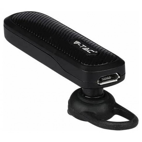 V-TAC Bluetooth Handsfree για κινητό τηλέφωνο 70mAh Μαύρο 7700