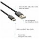 V-TAC CABLE USB TYPE-C 1M BLACK 8491