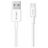 V-TAC Καλώδιο USB TYPE C 1m Άσπρο Pearl Series 8482