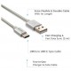 V-TAC Καλώδιο USB Type C 1m Ασημί Platinum Series 8492