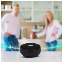 V-TAC Φορητό Ασύρματο Ηχείο Στρογγυλό Bluetooth με USB 800mah Μαύρο 7718